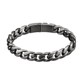 Polished Stainless Steel Curb Bracelet | Zountther