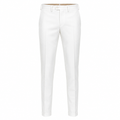 Slim-Fit White Tailored Trousers | Zountther